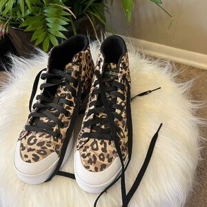 Adidas Women's Leopard Print Sneakers